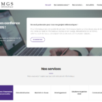 Refonte du site principal MGS Informatique