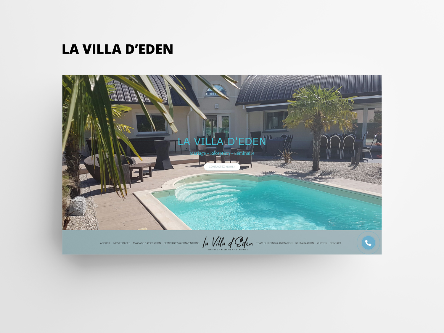 Lire la suite à propos de l’article Mise en ligne du site La Villa d’Eden !